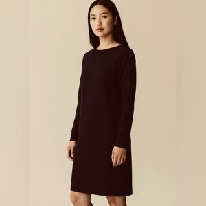 Vince long sleeve little black dress size 10